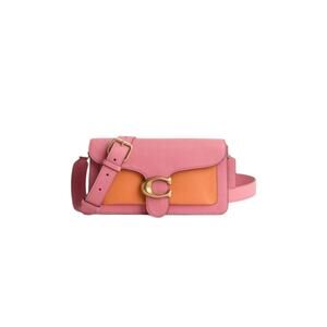 Coach Tabby Shoulder Bag 26 Pink Orange Leather Crossbody Bag Taffy 76105
